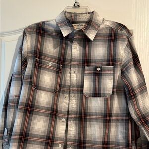 Urban Pipeline Black and Red Casual Button Down Shirt